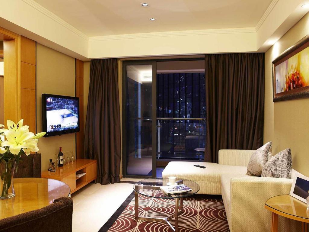Dan Executive Hotel Apartment Zhujiang New Town Guangzhou Rom bilde